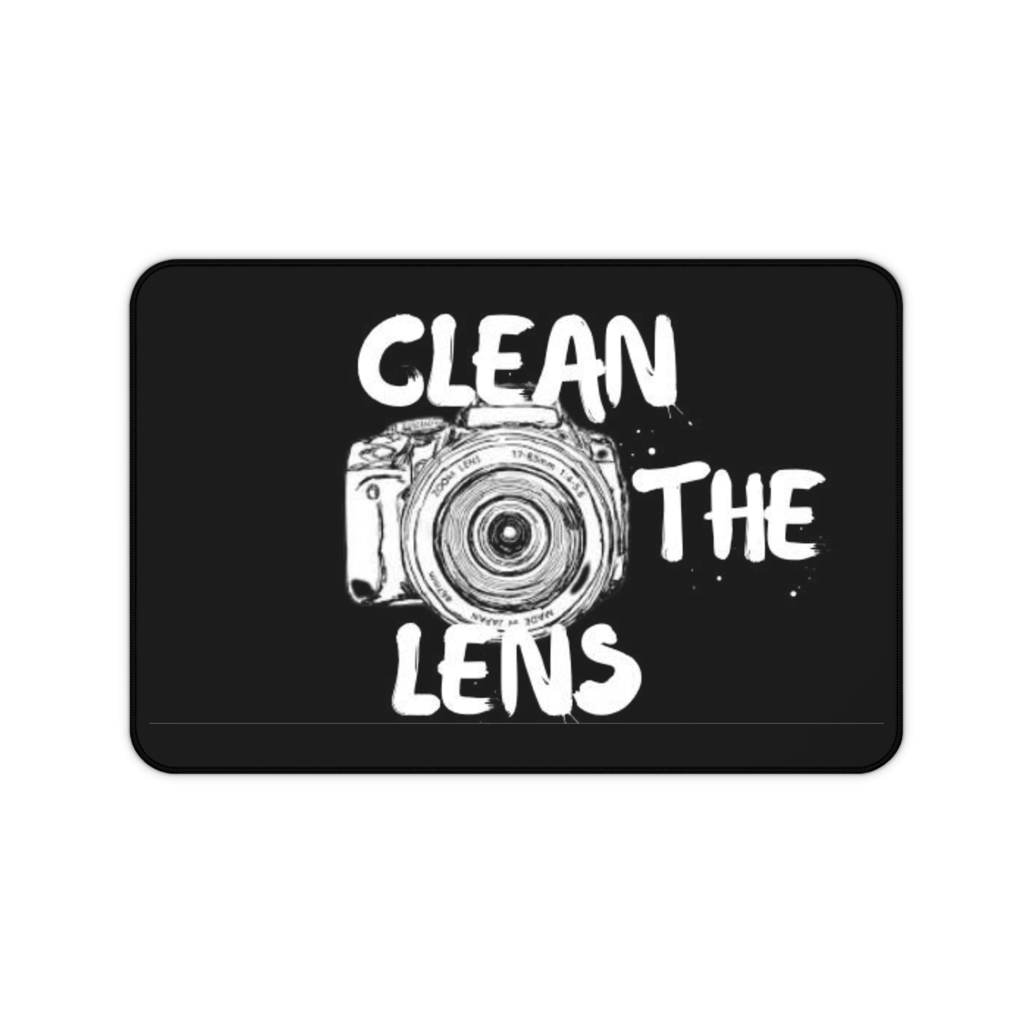 Clean The Lens Branded Desk Mat — Wide Non-Slip Desk Pad