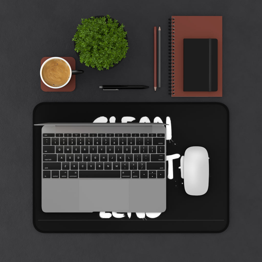 Clean The Lens Branded Desk Mat — Wide Non-Slip Desk Pad